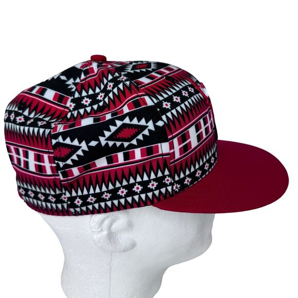 New Era NBA Chicago Bulls Adjustable Snapback Hat Tri-All Print 9FIFTY‎ Red OS - Picture 5 of 12